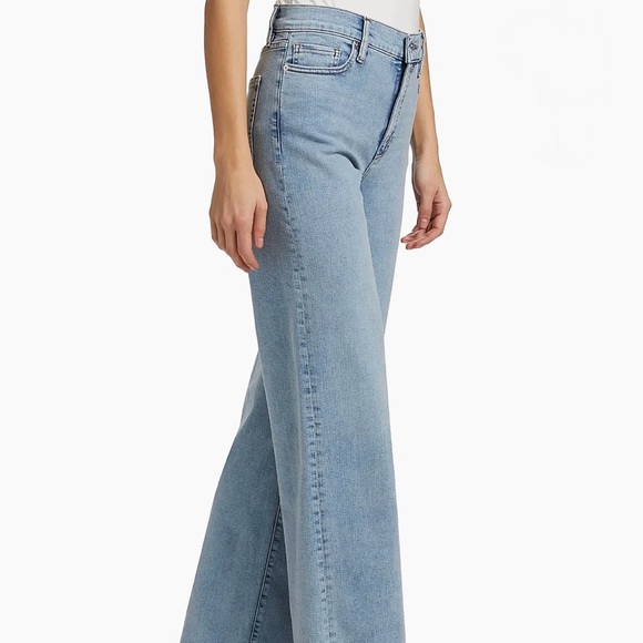 Frame Le Slim Palazzo Blue Wide Leg Jeans size 26 - Picture 3 of 12